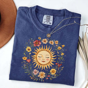 Retro Sunflower Summer Vibes T-Shirt