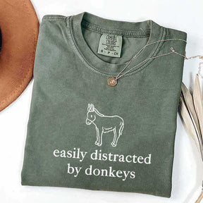 Easily Distracted by Donkeys T-Shirt
