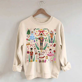 Vintage Christmas Nutcracker Holiday Sweatshirt