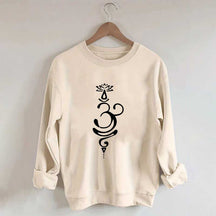 Breathe Symbol Yoga Sweatshirt
