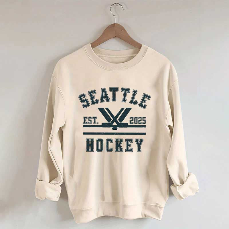 Retro Seattle Hockey Sweatshirt