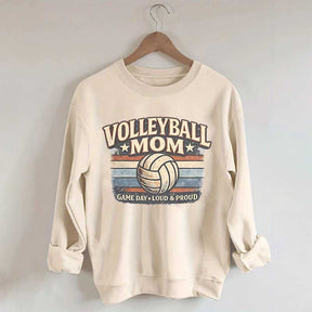 Game Day Loud & Proud Volleyball Mom Sweatshirt