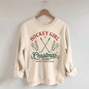 Hockey Girl Christmas Club Sweatshirt