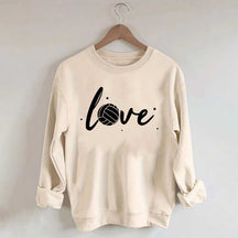 Simple Black Volleyball Journal Lover Sweatshirt