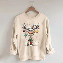 Cute Christmas Vintage Reindeer Sweatshirt