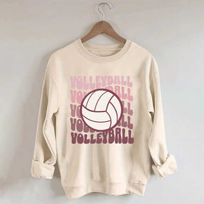 Retro Groovy VolleyBall Player Sweatshirt
