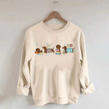 Dachshund Book Lover Sweatshirt