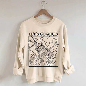 Fantasy Feminist Let's Go Girls Sweatshirt
