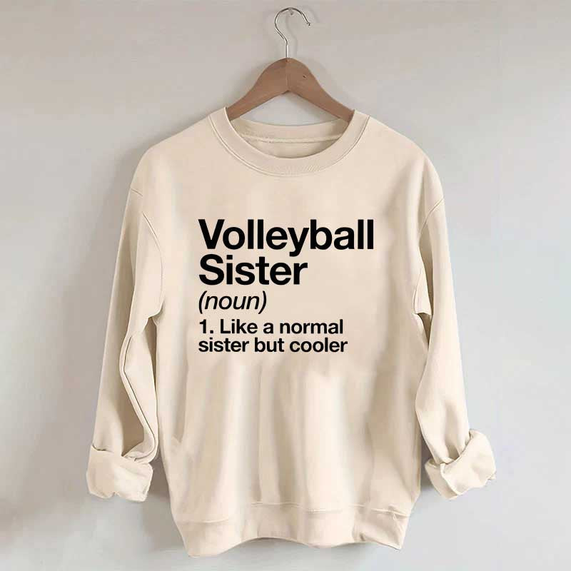 Volleyball Sister Sweatshirt
