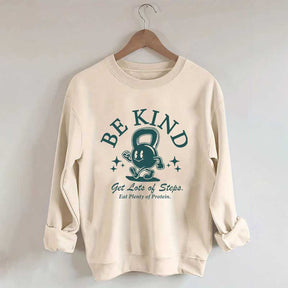 Trendy Workout Be Kind Sweatshirt