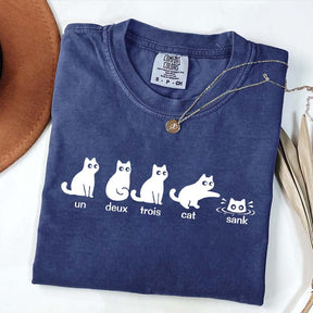 Un Deux Trois Cat Cute T-Shirt