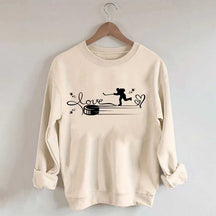 Coffee Hockey Dogs Coach Sweatshirt