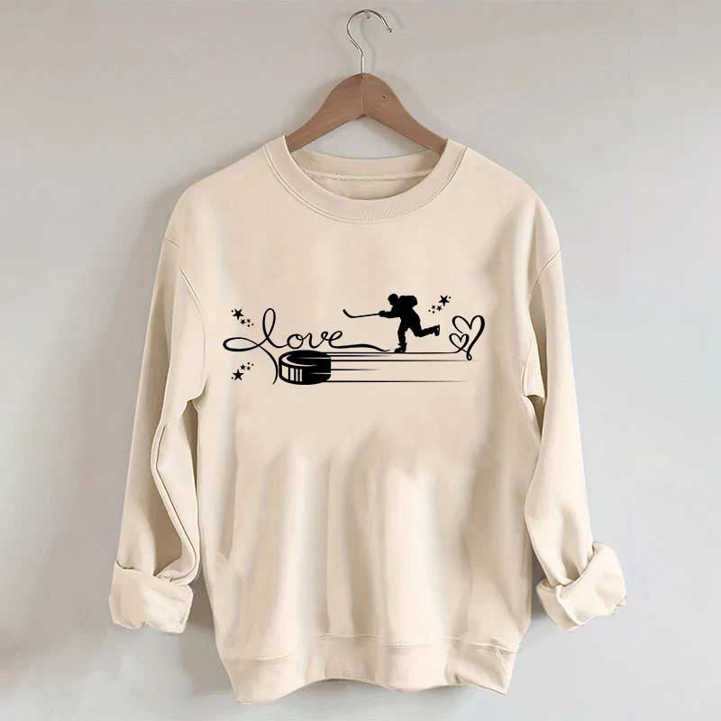 Coffee Hockey Dogs Coach Sweatshirt