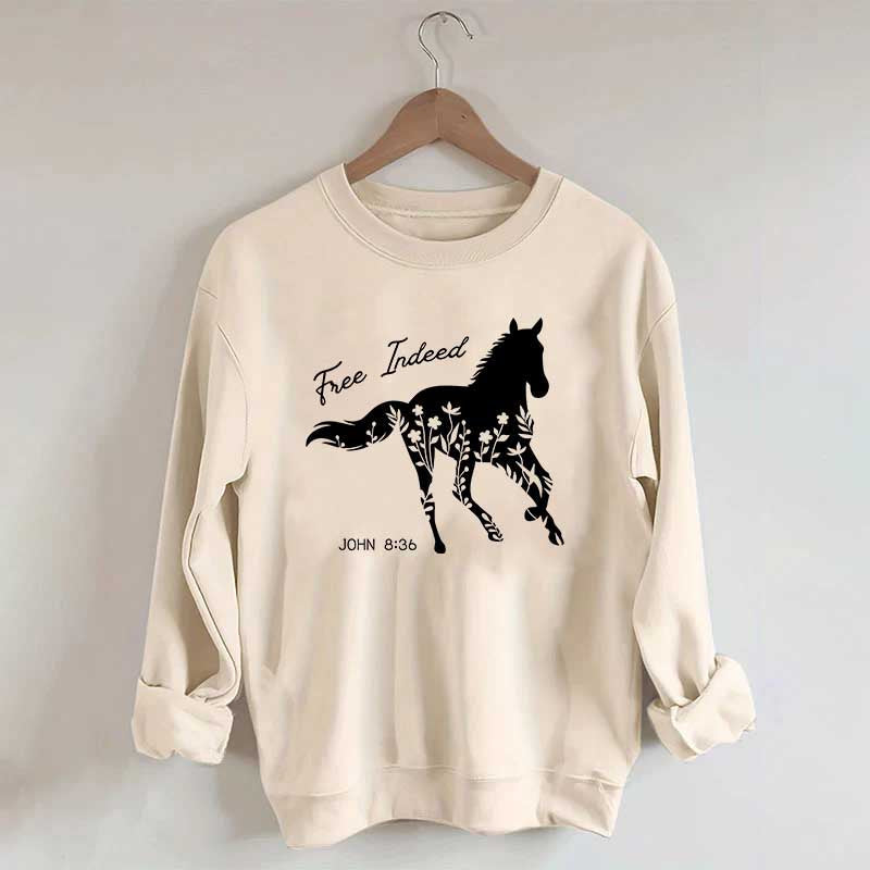 Free Indeed Horse Sweatshirt
