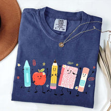 Cute School Supplies Comfort Colors T-Shirt
