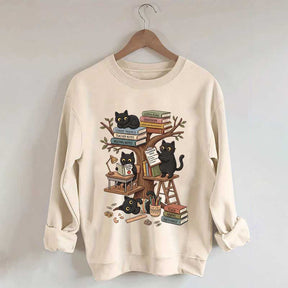 First Day Of School Black Cat Teacher Sweatshirt