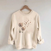 Bookish Women Funny Dandelion Books Sweatshirt