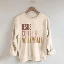 Jesus Coffee Volleyball Sweatshirt