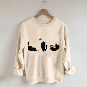 Comfort Colors Black Cats Fall Sweatshirt