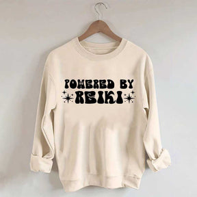 Powered By Reiki Yoga Sweatshirt