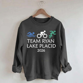 Custom Triathlon Swimming Biking Running Sweatshirt