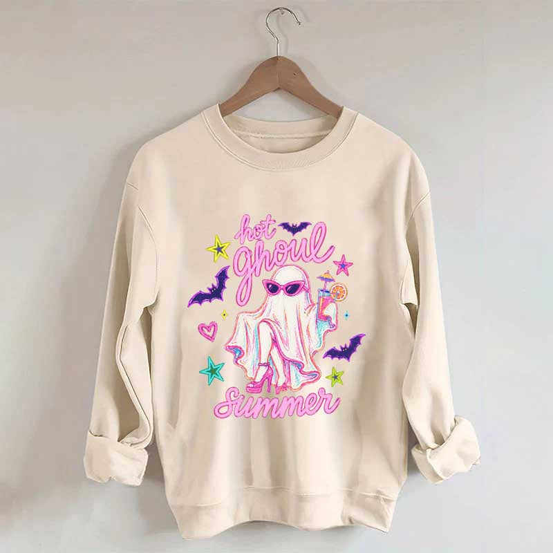 Hot Ghoul Summer Spooky Sweatshirt