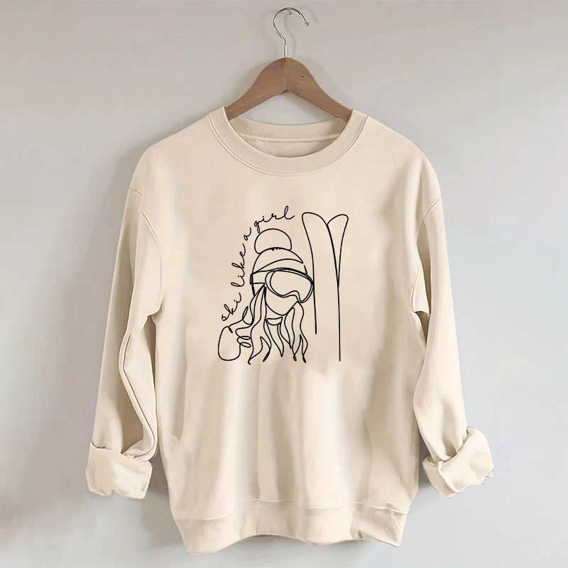 Ski Like a Girl Sweatshirt
