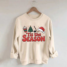 Christmas Tis The Season Hockey Sweatshirt