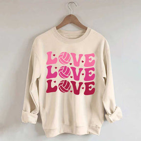 Volleyball Valentine's Day Sweatshirt