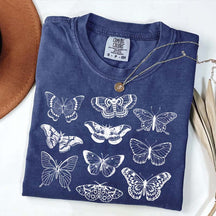 Vintage Butterfly and Moth Minimalist T-Shirt