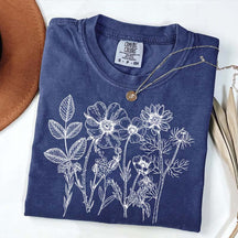 Boho Gardener Floral Botanical T-Shirt