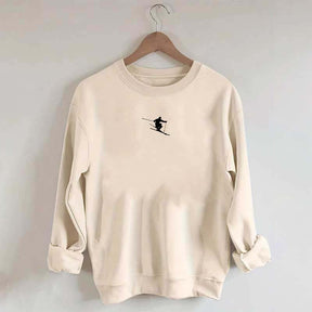 Minimalist Skiing Sweatshirt