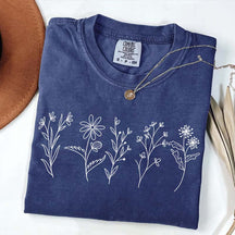Floral Cottagecore Simple T-Shirt