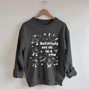 Retro Ducks Not in A Row Sweatshirt