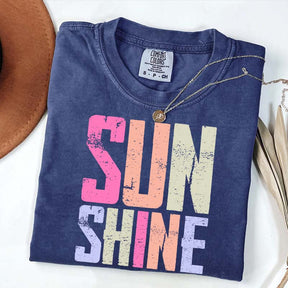 Distressed Beach Mom Sunshine T-Shirt