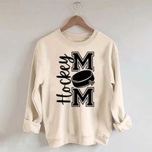 Hockey Mom Heart Simple Sweatshirt