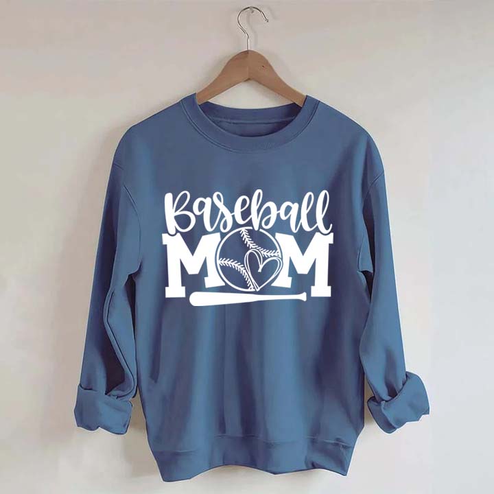 Trendy Mom Life Baseball Sweatshirt