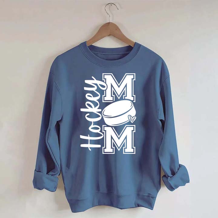 Hockey Mom Heart Simple Sweatshirt