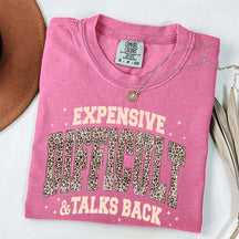Expensive Difficult & Talks Back Leopard Print T-Shirt