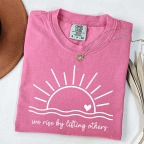 We Rise By Lifting Others Simple T-Shirt