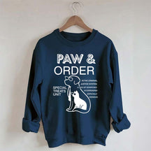 Paw And Order Fur Mama Sweatshirt