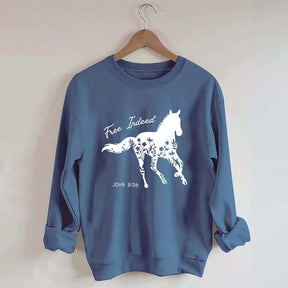 Free Indeed Horse Sweatshirt