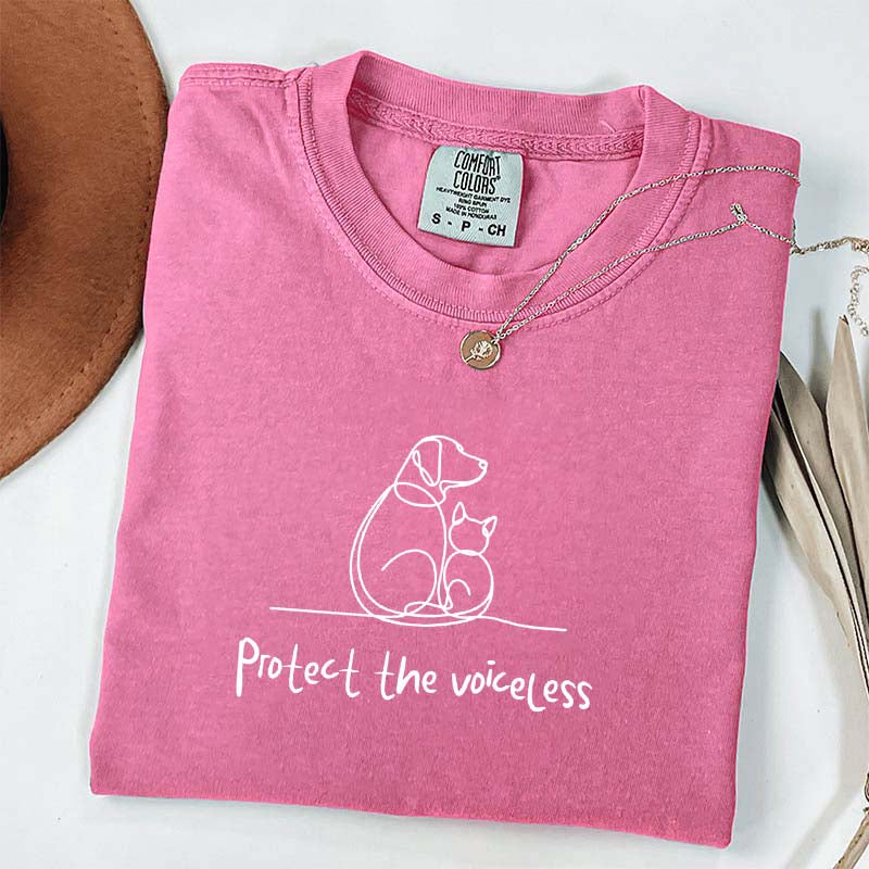 Protect Animals Dog Cat Lover T-Shirt