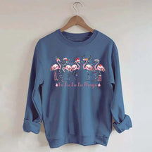 Pink Fa La La Mingo Christmas Sweatshirt