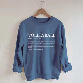 Funny Definition Volleyball Sweatshirt