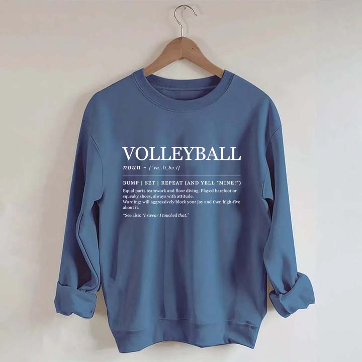 Funny Definition Volleyball Sweatshirt
