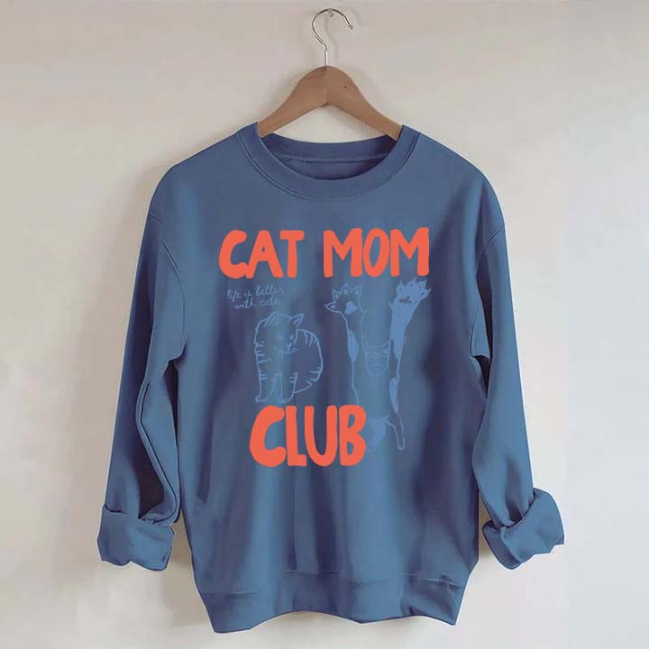 Funny Cat Mama Sweatshirt