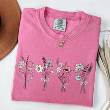Floral Coquette Bow Ladies T-Shirt