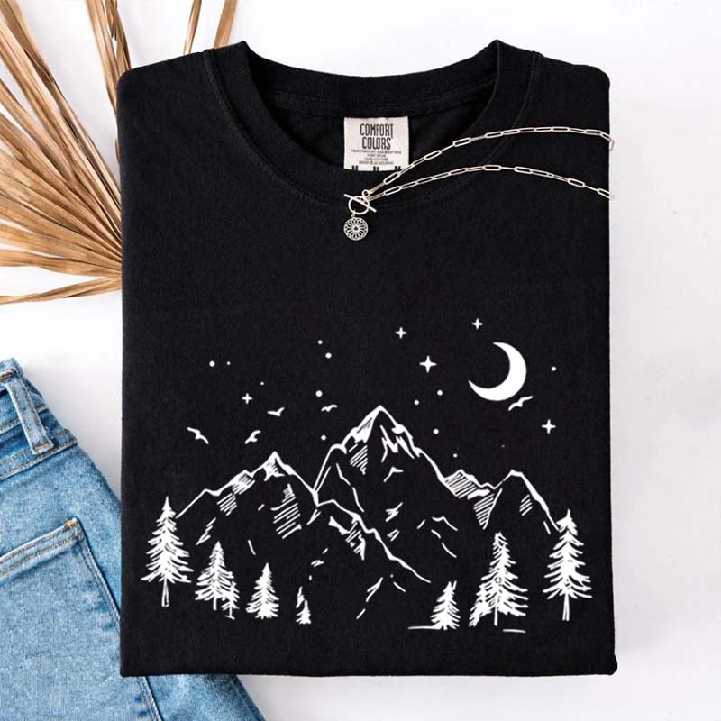 Minimalist Mountain Hiking T-Shirt
