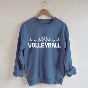 Volleyball Heartbeat Sweatshirt